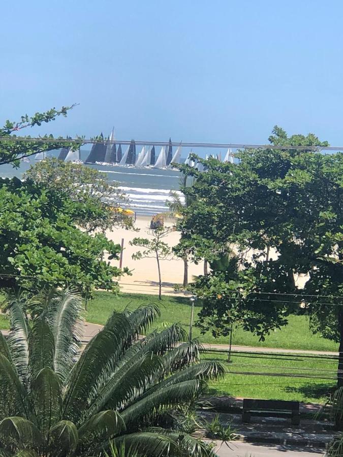 Apto Gonzaga Frente Ao Mar Wi-Fi Сантос Экстерьер фото