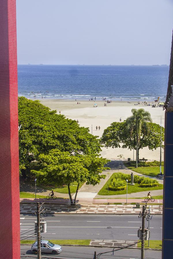 Apto Gonzaga Frente Ao Mar Wi-Fi Сантос Экстерьер фото